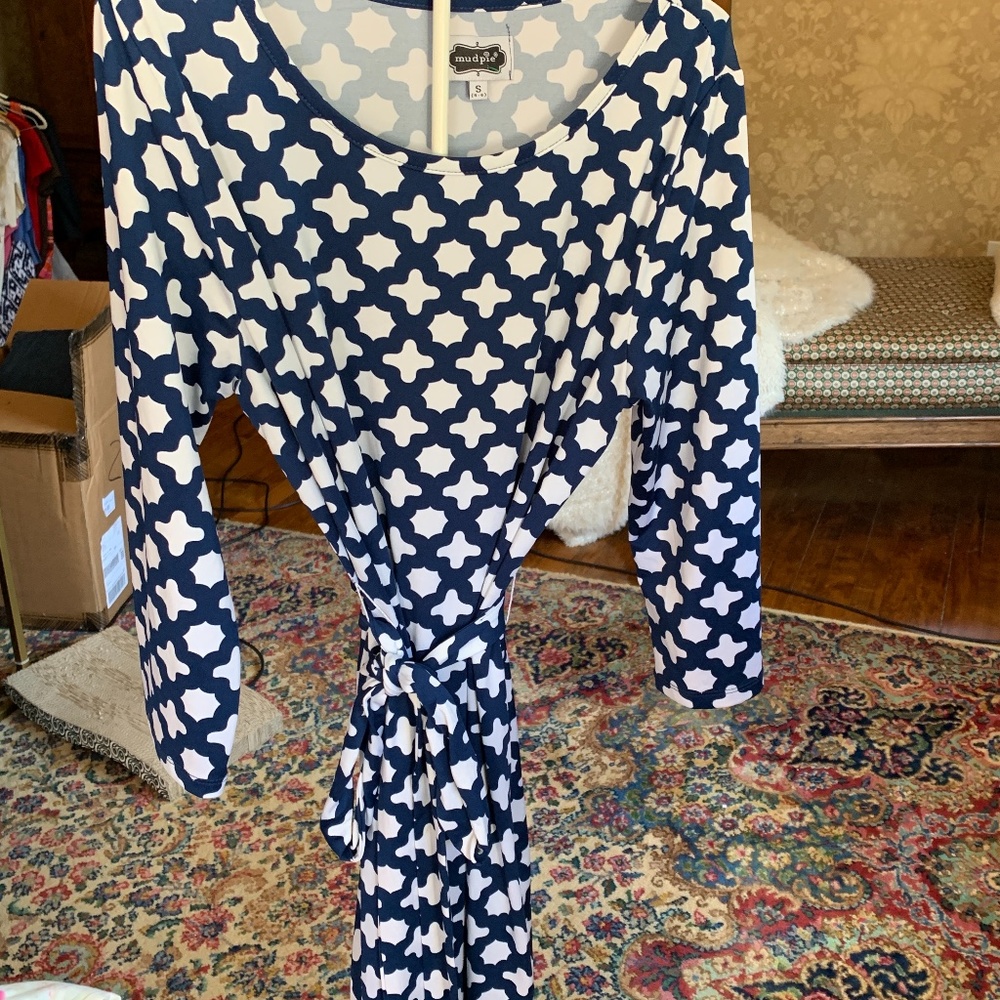 Mud pie belted dress. Worn once